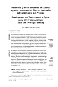 Desarrollo y medio ambiente en España