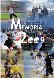 MAYO - Instituto Municipal de Deportes de Segovia