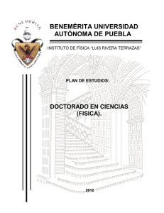 Oficio No - Instituto de Física - Benemérita Universidad Autónoma