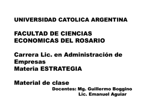 Estrategia - Universidad Católica Argentina