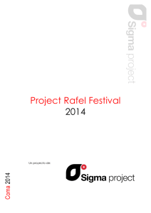 notas al programa - Projecte Rafel Festival
