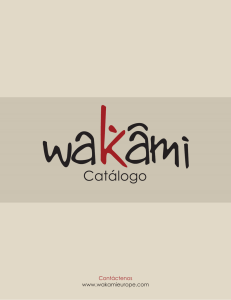 Catálogo - Wakami Europe