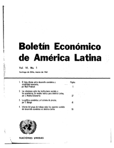 Boletín Económico de América Latina