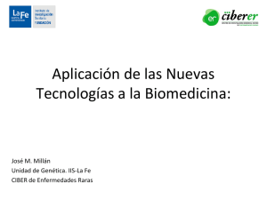 Aplicación de las Nuevas Tecnologías a la Biomedicina: CGH