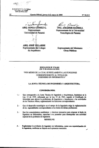 resolución jtia-640 de 13 de octubre de 2004, gaceta oficial 25212
