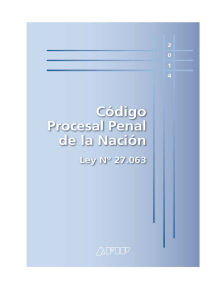 Código Procesal Penal de la Nación