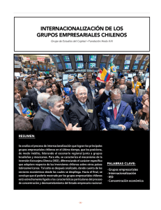 internacionalización de los grupos empresariales chilenos