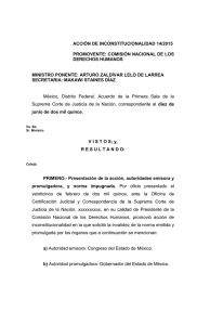 acción de inconstitucionalidad 33/2005