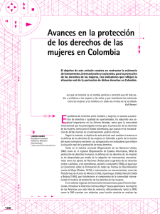 Avances en la protección de los derechos de las mujeres en Colombia
