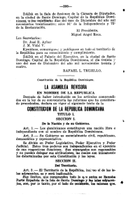 Constitución Política de la República Dominicana de 1934