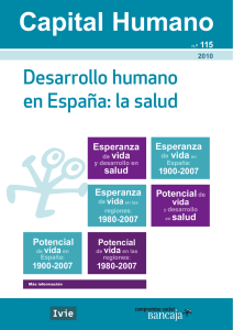 Desarrollo humano en España: la salud
