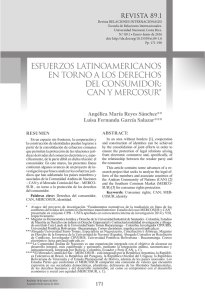 esfuerzos latinoamericanos en torno a los derechos del consumidor