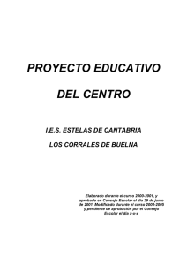 Proyecto educativo - IES Estelas de Cantabria