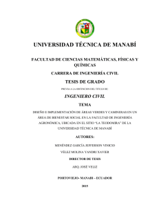 UNIVERSIDAD TÉCNICA DE MANABÍ