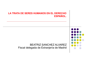 la trata de seres humanos en el derecho español.