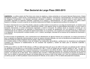 Plan Sectorial de Largo Plazo 2003-2015