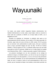 Estudios de la lengua Wayuunaiki