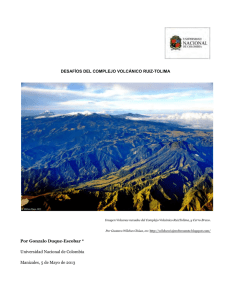 Desafíos del Complejo Volcánico Ruiz