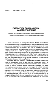 estructura composicional. macroestructuras - RUA
