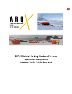 ARQ-X Curriculum - Departamento de Arquitectura USM