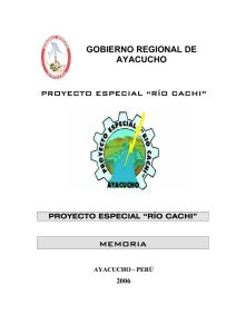 proyecto especial “río cachi”