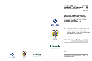 norma técnica sectorial colombiana nts-ts 005