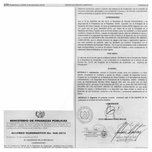 No. 468-2013 Acuerdo Gubernativo (MFP)