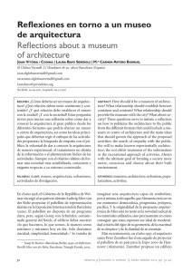 Reflexiones en torno a un museo de arquitectura