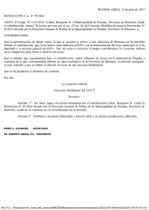 cohen, benjamin r. - Comisión Arbitral del Convenio Multilateral