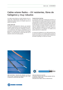 Cables solares Radox – UV resistentes, libres de halógenos y muy