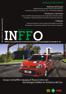 INFFO es una publicación trimestral de Schaeffler Group dirigida al