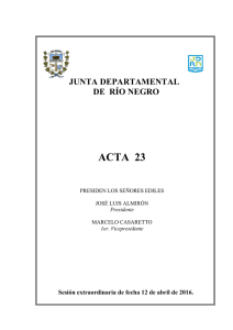 23 - Junta Departamental de Río Negro