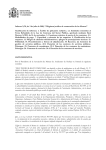 Régimen jurídico de contratación de las Mutuas