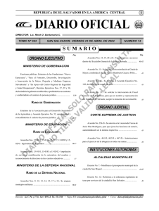 Diario 23 de Abril.indd - Diario Oficial de la República de El Salvador