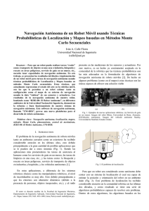 Navegación Autónoma de un Robot Móvil usando