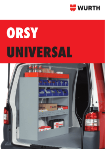 Folleto ORSY Universal - Würth