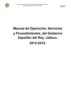 8 IV E Manual de operacion servicios y procedimientos