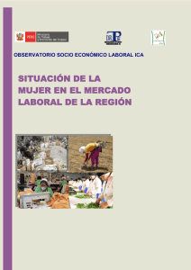 2012 Situación de la Mujer en el Mercado Laboral de la Región Ica