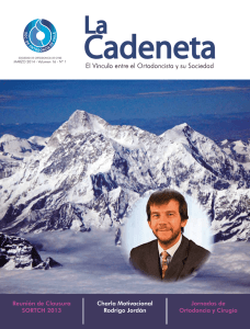revista-MARZO pg. 1-24 - Sociedad de Ortodoncia de Chile