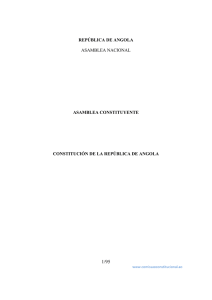 constitución de la república de angola