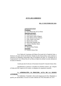 junta de gobierno - Diputación Provincial de Soria