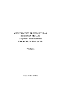 CONSTRUCCIÓN DE ESTRUCTURAS HORMIGÓN ARMADO