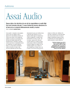 Audiciones - Assai Audio