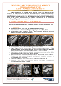 estudio del ventrículo derecho mediante resonancia magnética