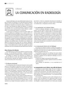 la comunicación en radiología - Asociación Colombiana de