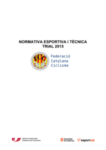 normativa esportiva i tècnica trial 2015