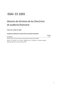 issai- es 1003 - Tribunal de Cuentas