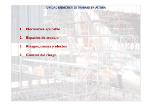UD18 Riesgos comunes en mantenimiento aeronaves Trabajo en