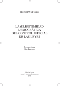 (I)LEGITIMIDAD DEMOCRáTICA DEL CONTROL