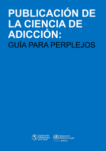 publicación de la ciencia de adicción